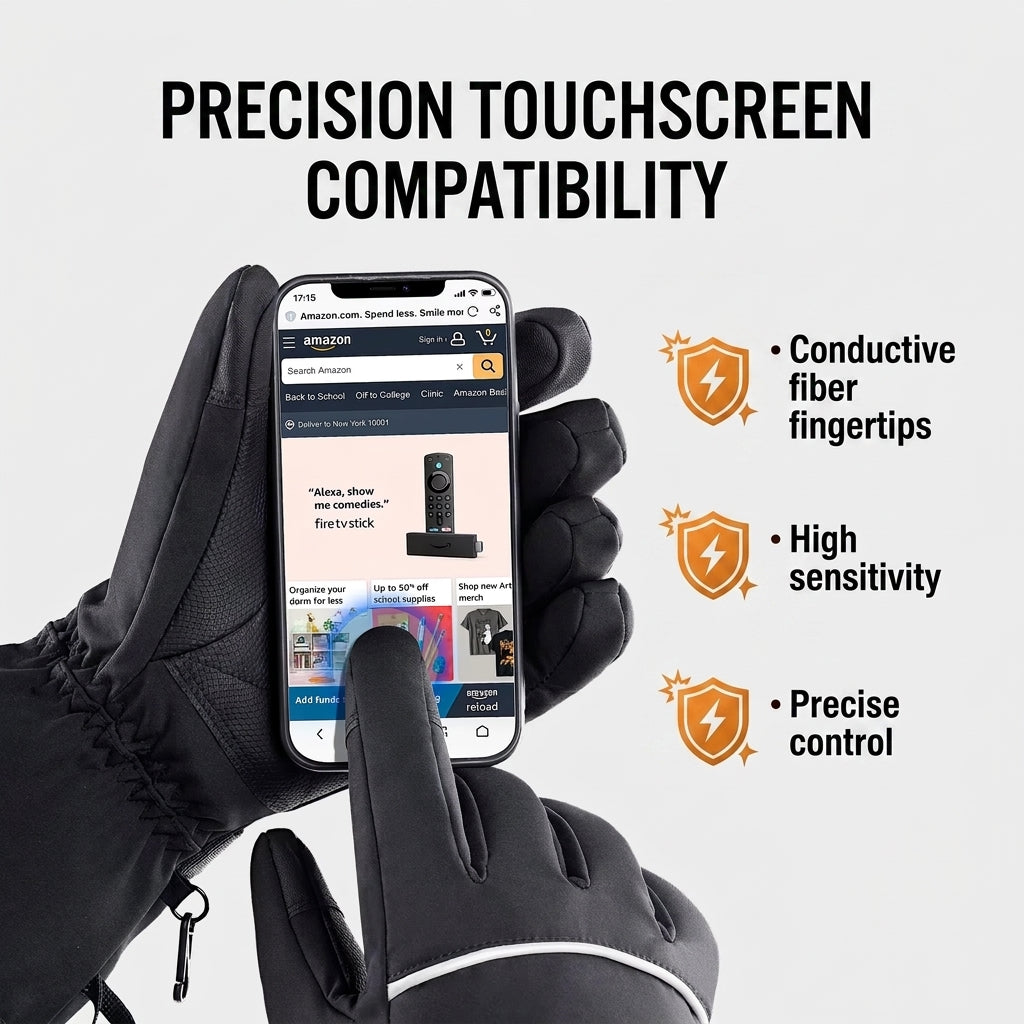 Heated Gloves With Rechargeable Battery Electric Waterproof