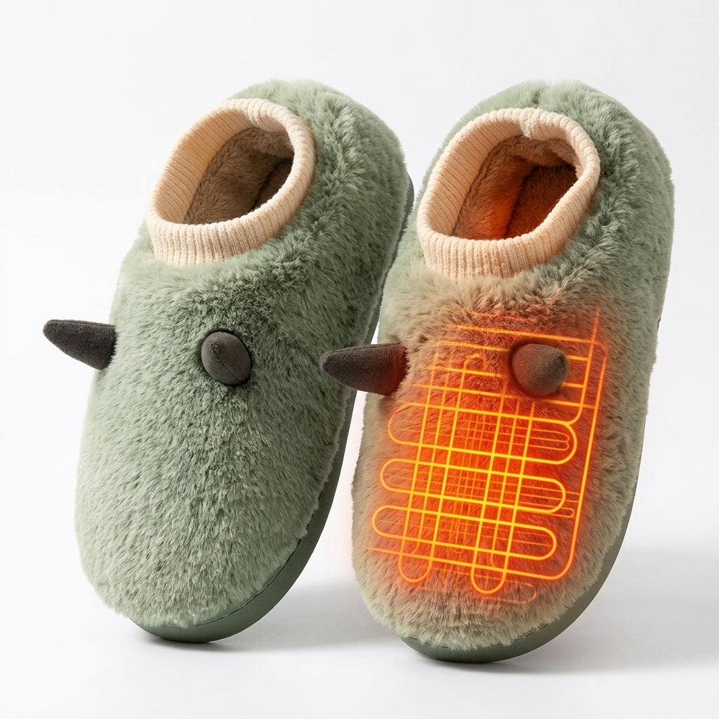 Usb Heated Slippers Plush
