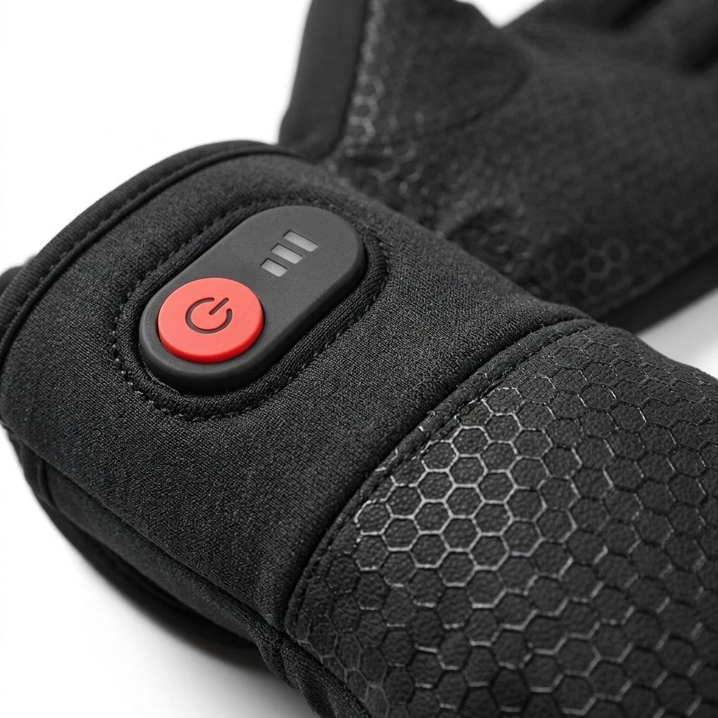 Rechargeable Electric Heated Cycling Gloves | Battery-Powered Waterproof Thermal Riding & Ski Gloves