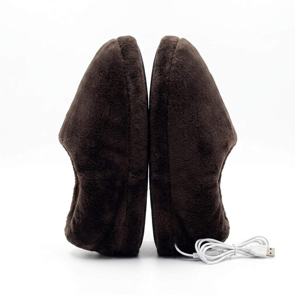 USB Electric Heated Slippers | Ultra-Plush Thermal Foot Warmer