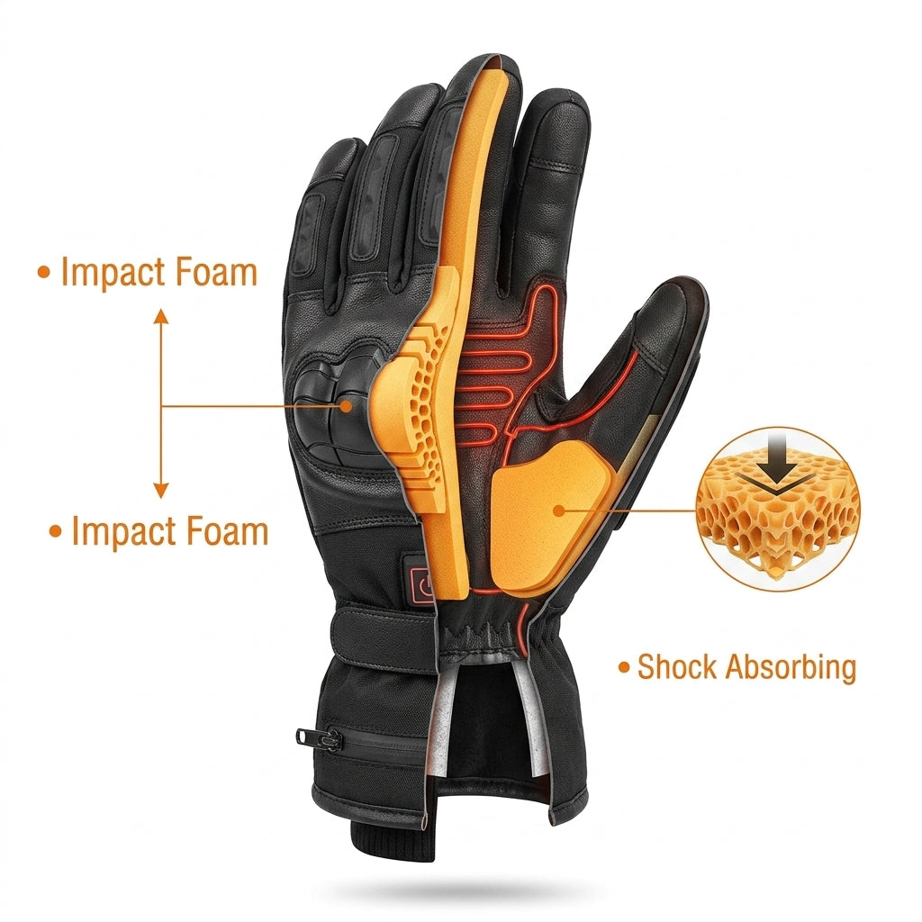 Heated Motorcycle Gloves Usb Waterproof