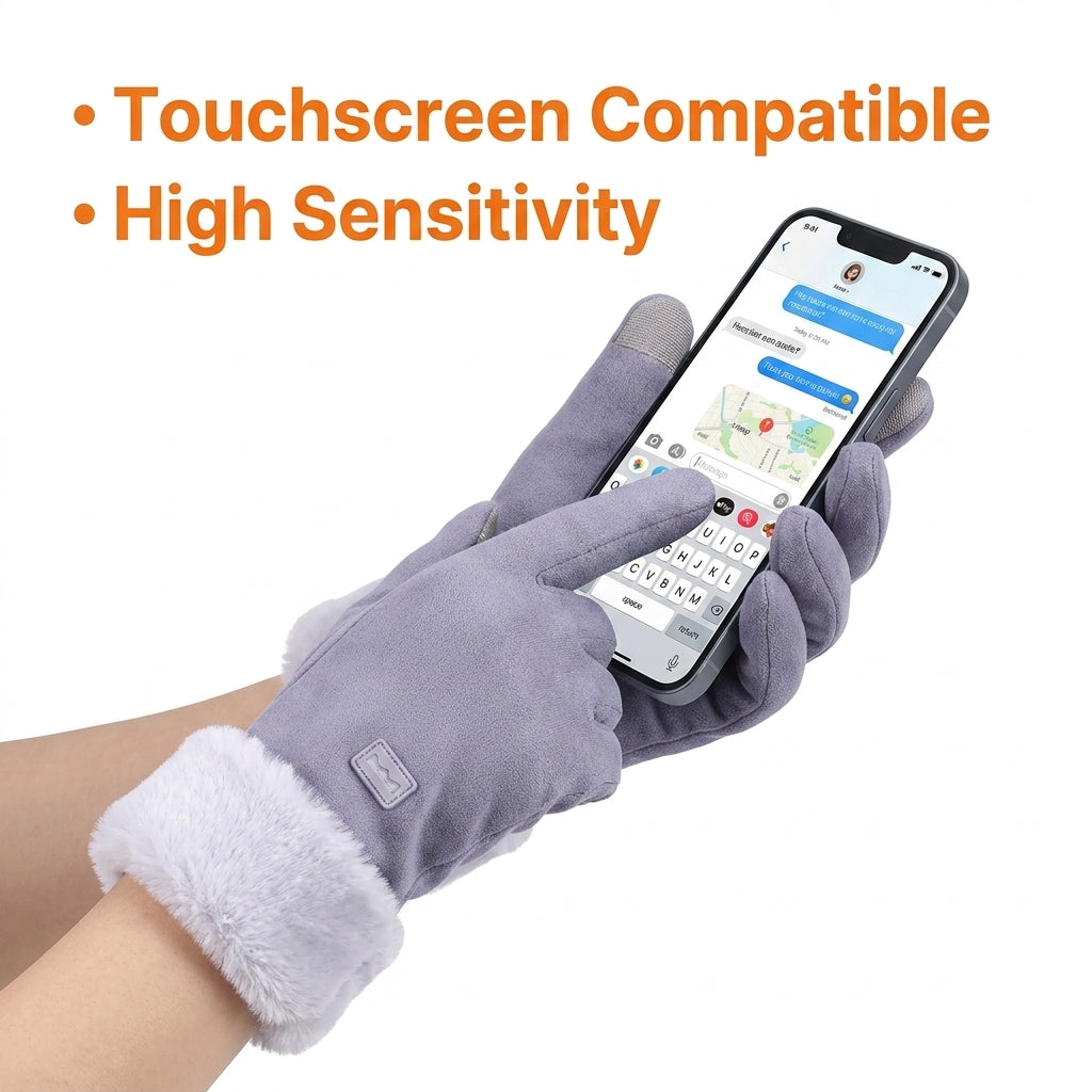Women USB Electric Heated Gloves