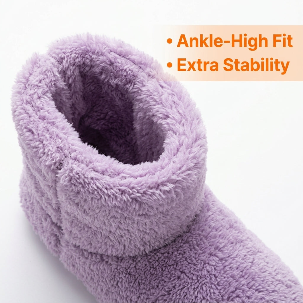 Heated Bootie Slippers USB Electric Plush Fleece